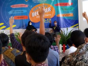 Semarakkan Defouty, Sang Novelis Dari SMP Mutual Sharing Tentang Hobby Menulis