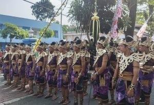 40 Siswa SMP MUTUAL Meriahkan Grebeg Gethuk Hari Jadi Kota Magelang ke-1119